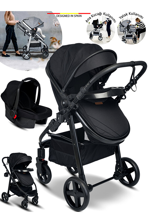Baby Home 950 Tayla Mama Tablalı Travel Sistem Bebek Arabası Seyahat Sistem (puset)