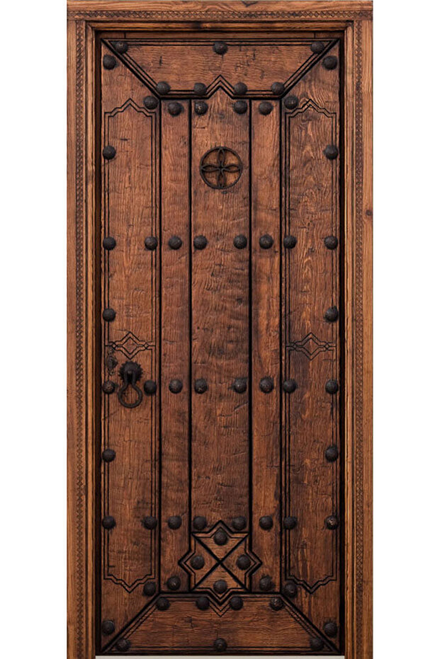 Okha Ahşap Antik Kapı - 1