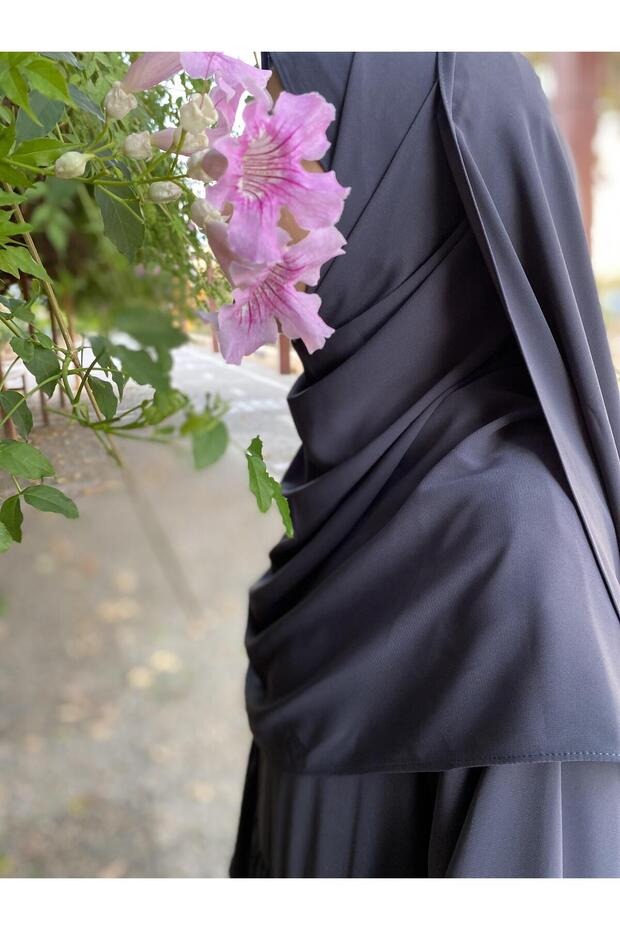 M. İpeği Şal - Antrasit - 1