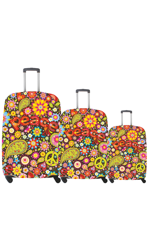My 23 Peace Luggage Cover / Suitcase Protective Cover Large, Medium, Cabin Size Set