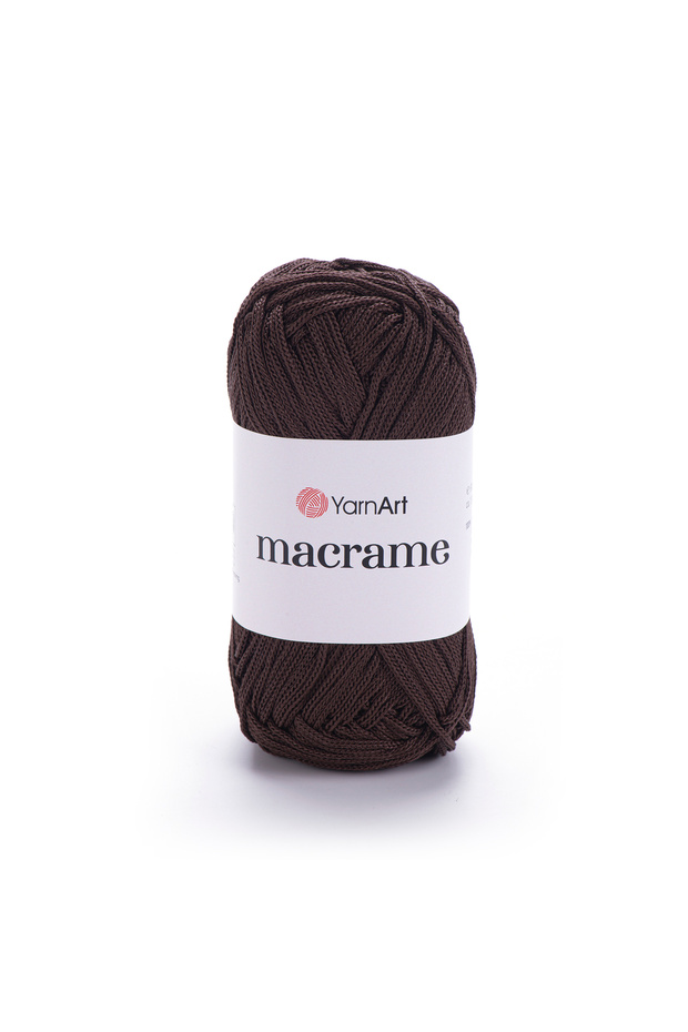 Macrame Macrame Hand Knitting Thread Dark Brown-157