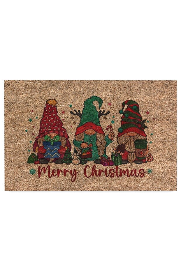 New Year's Special Design Door Mat, Waterproof with New Year Colors and Stylish Decorations, for Indoor and Outdoor Use
