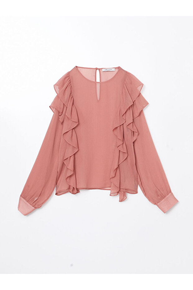 LCW Bisiklet Yaka Kadın Bluz - 5