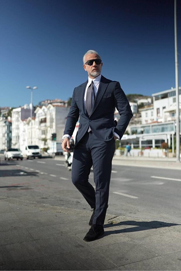 İSPANYOL YAKA SAFARİ TAKIM ELBİSE - 1