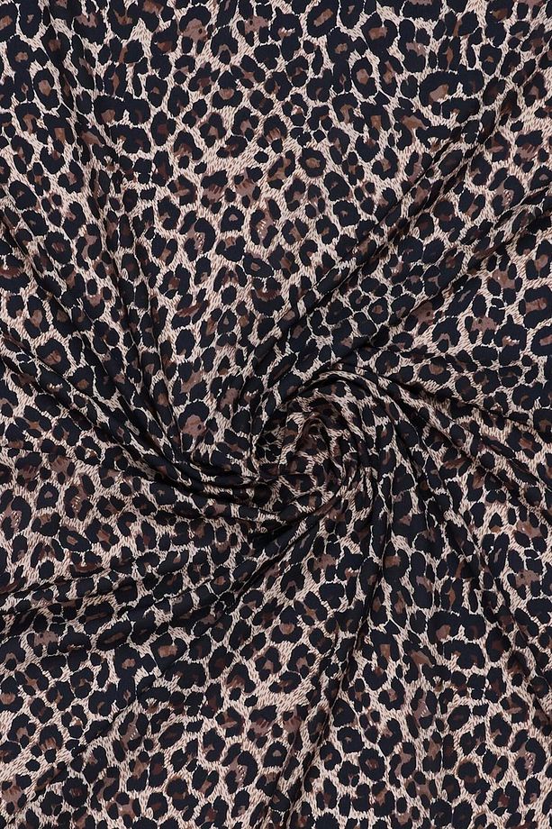 Daily Print Şal Leopard Desenli - 5