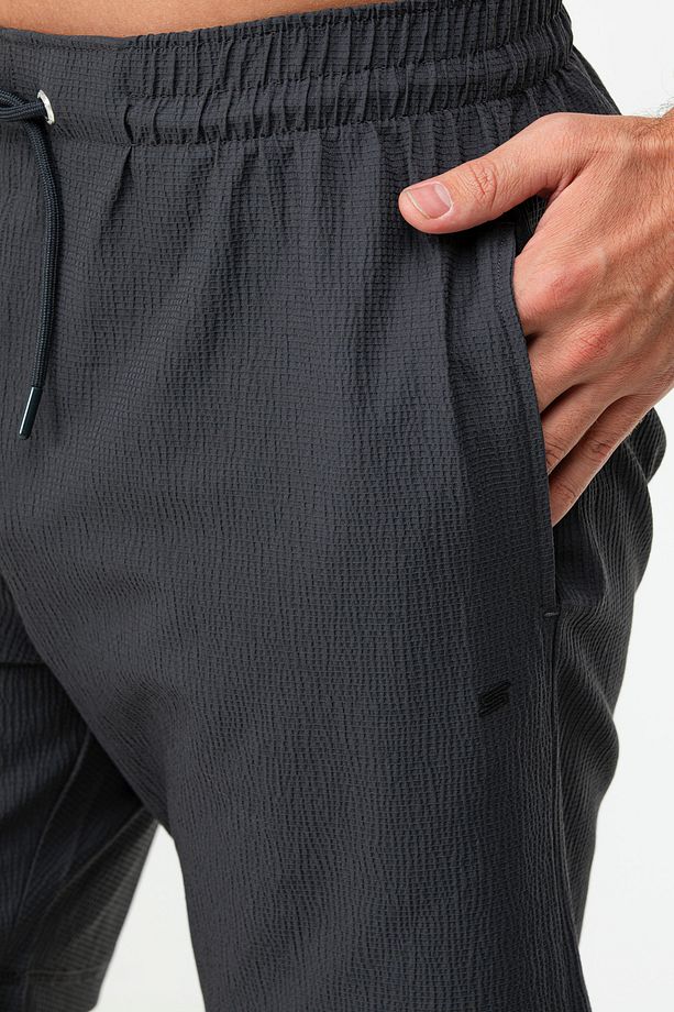 Koyu Gri Regular Pamuklu Erkek Şort xe0303 - 6