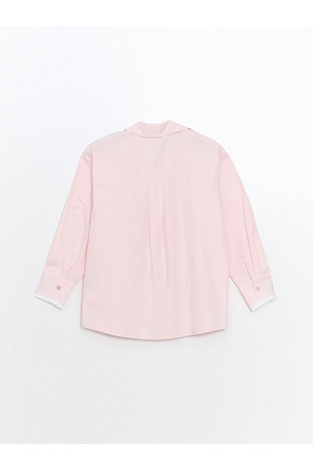 LCW Oversize Poplin Kadın Gömlek - 6