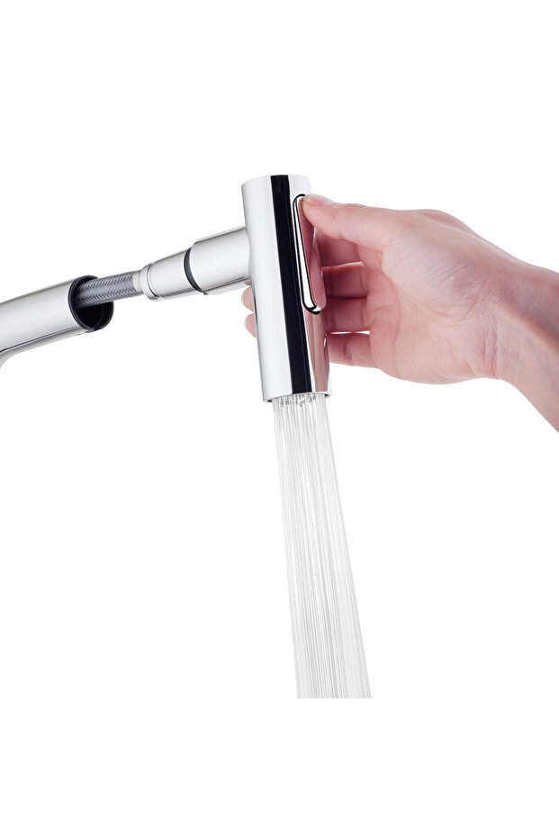 Maestro A42146 Pull-Out Eviye Mutfak Bataryası, Krom - 2