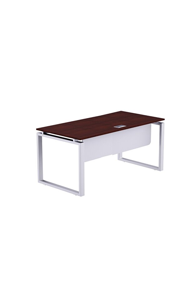 Carre 5114 Modern Workstation without Drawer Computer Desk Apple Cherry Ideal for Home - 1