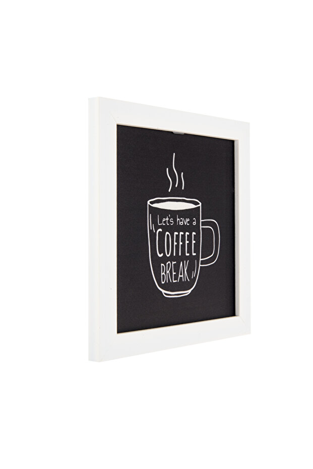 Deco Coffee Duvar Panosu - Siyah - 20x20 cm - 3