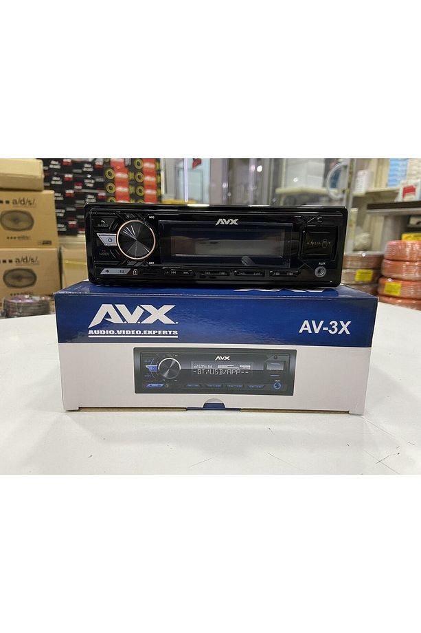 Sn-3x 3 Amfi Çıkışlı Araba Teybi Profesyonel Seri Bluetooth Çift USB RGB Ekran 4X60 Watt Oto teyp - 3