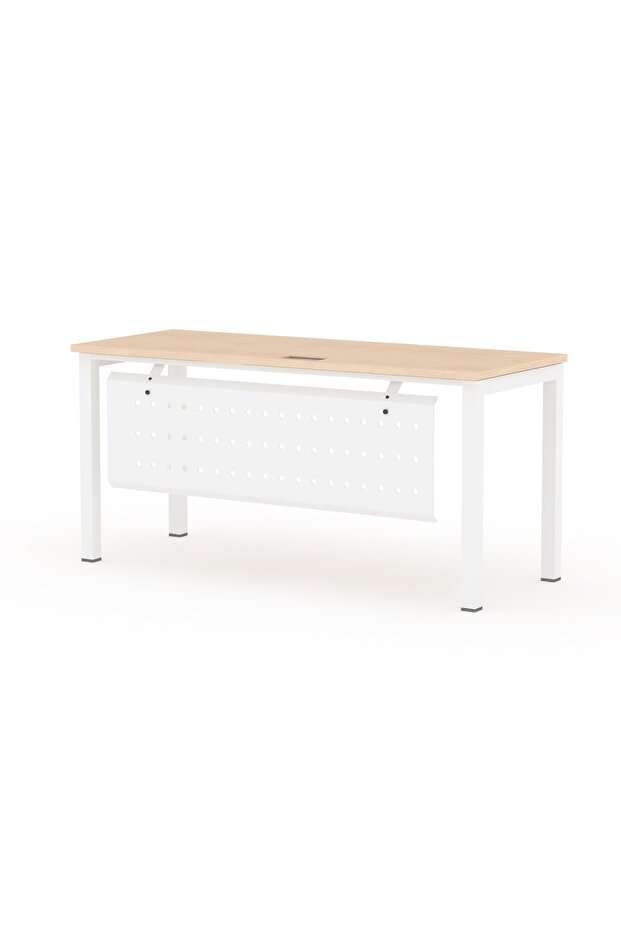 Figura 72-18 oak Modern Workstation without Drawer