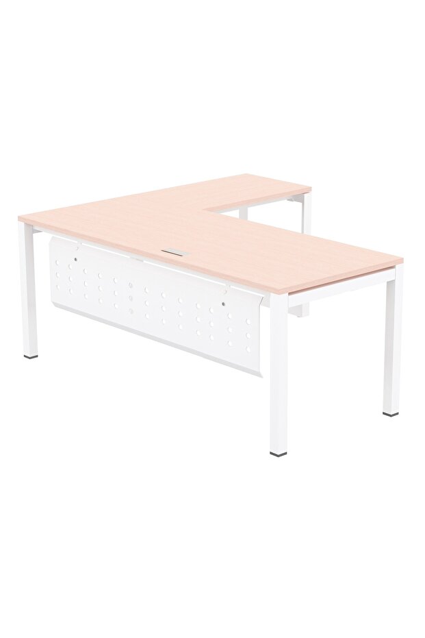 Figura 72-18L oak Modern Workstation without Drawer