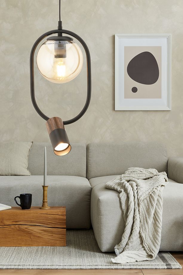 Miraç Tekli  Modern Sarkıt Oturma Odası Salon Sarkıt Avize - 1