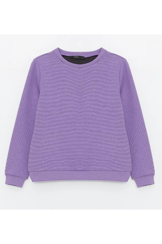 Girl's Sweatshirt Purple- Nora