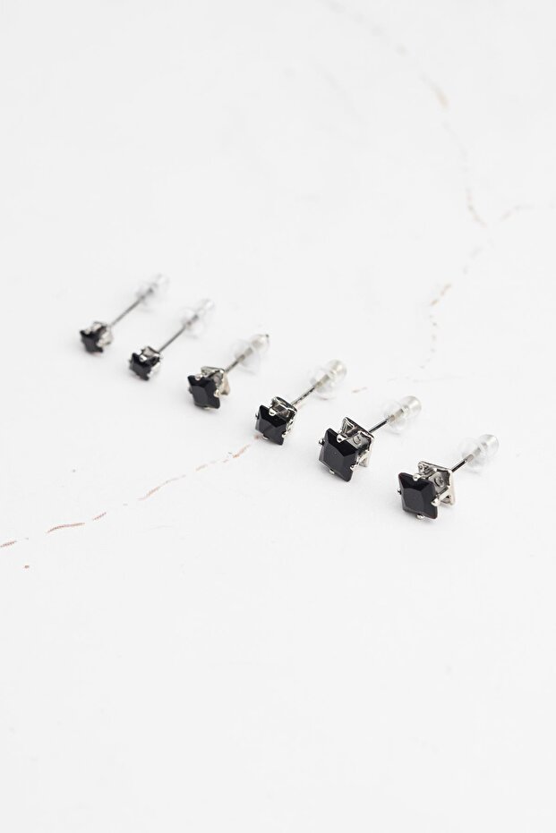 مجموعة أقراط متعددة الحد الأدنى - 2