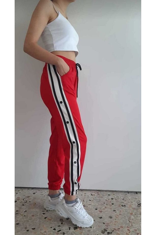 Jogger Şeritli Eşofman Altı - 1