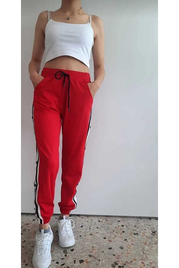 Jogger Şeritli Eşofman Altı - 2