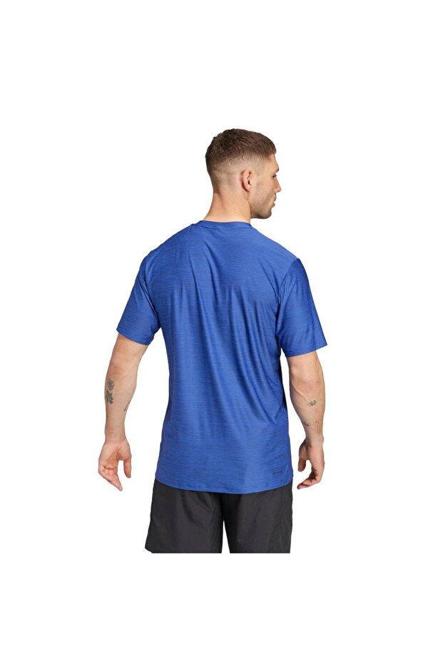 TR-ES STRETCH T IW3361 Mavi Tişört - 3