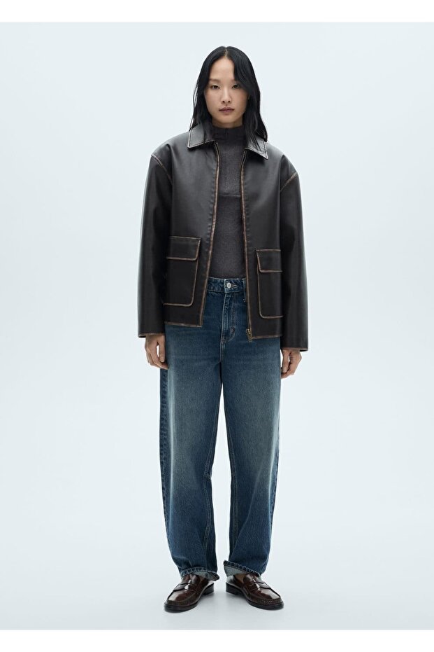 Omuzları vatkalı elbise - 2