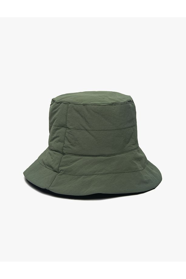 Kapitoneli Bucket Şapka Dolgulu - 2