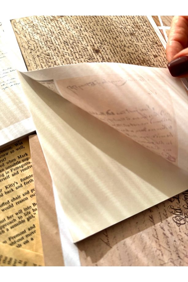 Old Letters Ephemera 1 Sticker Kitabı ( Bullet Journal Ve Ajandalar İçin İdealdir) - 4