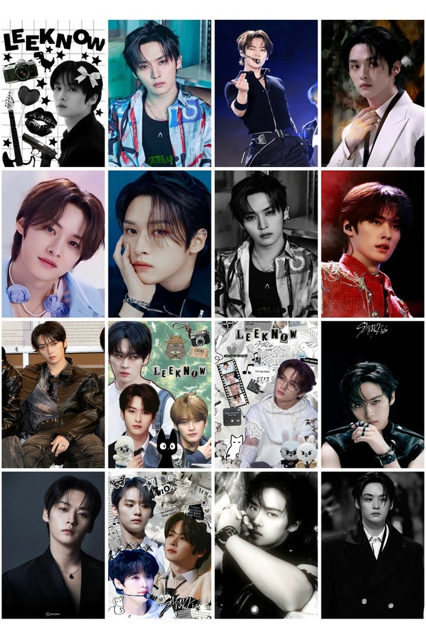 Stray Kids Leeknow Pattern Design 16' L Photocard Set
