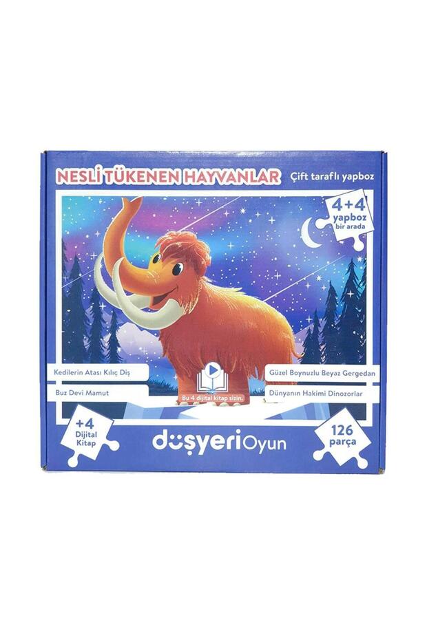 Çift Taraflı Yapboz(nesli Tükenen Hayvanlar) - 1