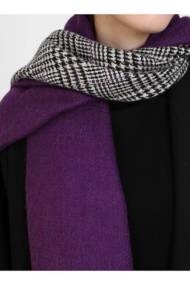 Şal de umăr Tuva violet - 4