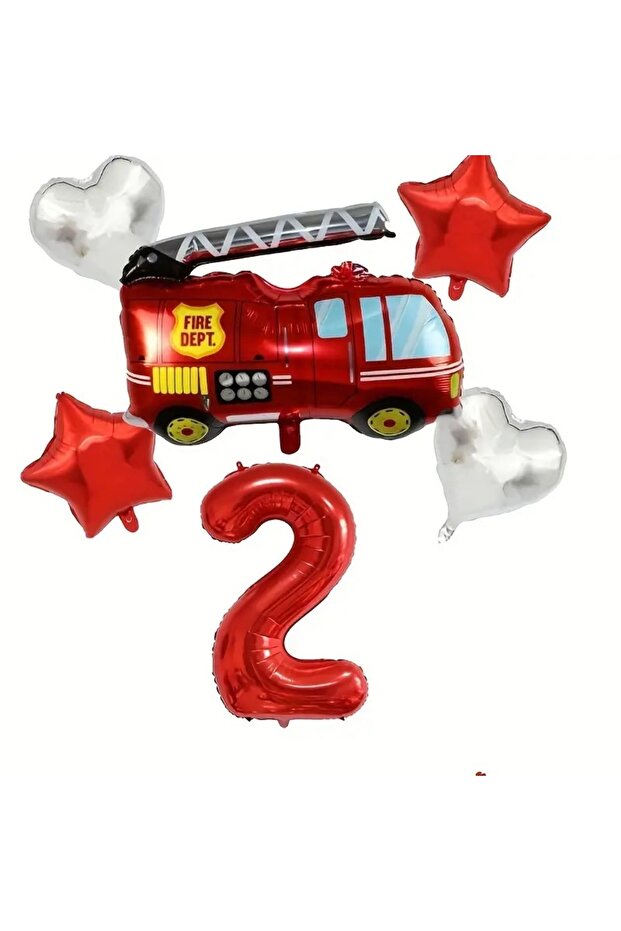 مجموعة سيارات الإطفاء لعمر سنتين - 1