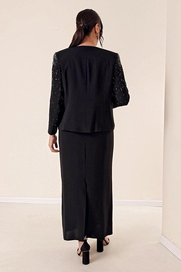 Внос креп бисери с подплата, трикомпонентен комплект - 5