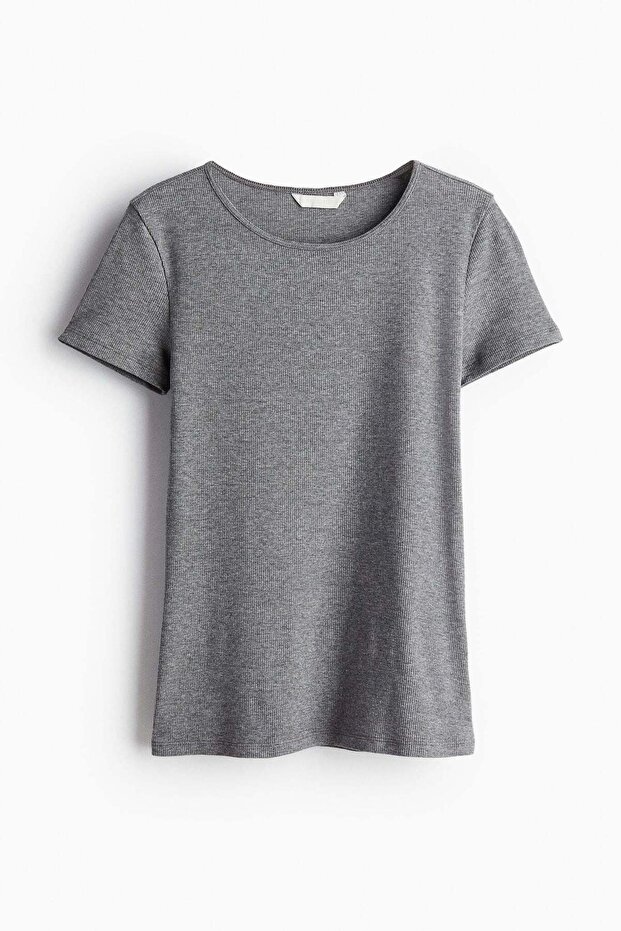 Ribbed T-shirt