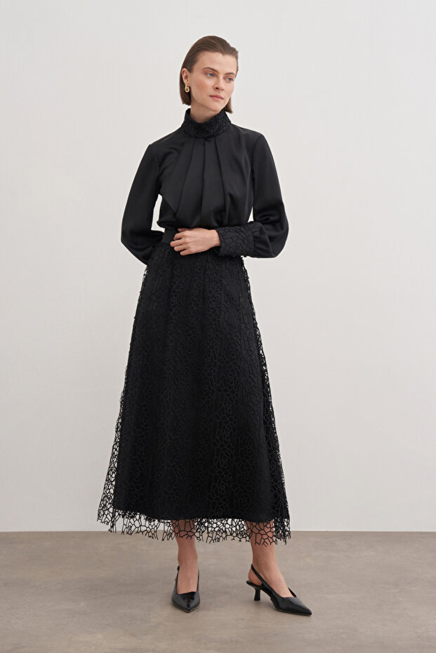 1174111 Güpürlü Etek - 1