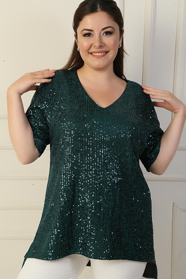 V Neck Pulpayet B.B Tunic