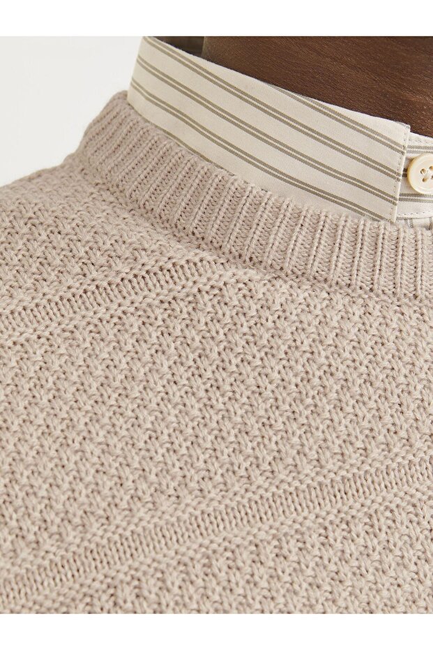 Strickpullover Einfarbig Strickpullover - 6