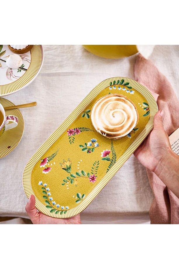 La Majorelle Sarı Porselen Servis Tabağı 33 Cm - 2