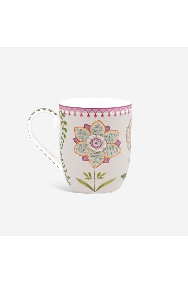 Lily & Lotus Mor Porselen Kupa Seti 145 ml - 6