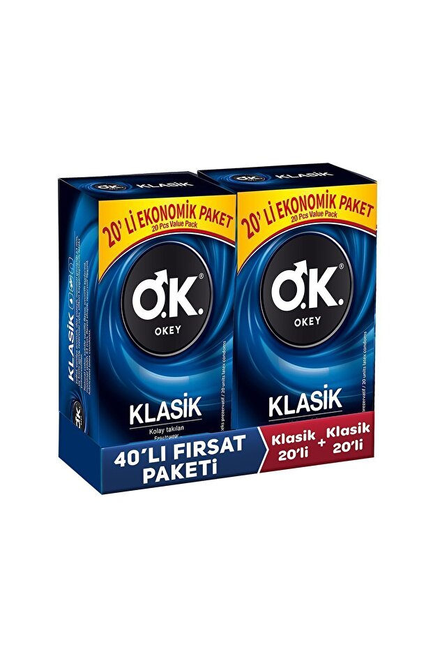 Klasik Ekonomik 40'lı Prezervatif - 1