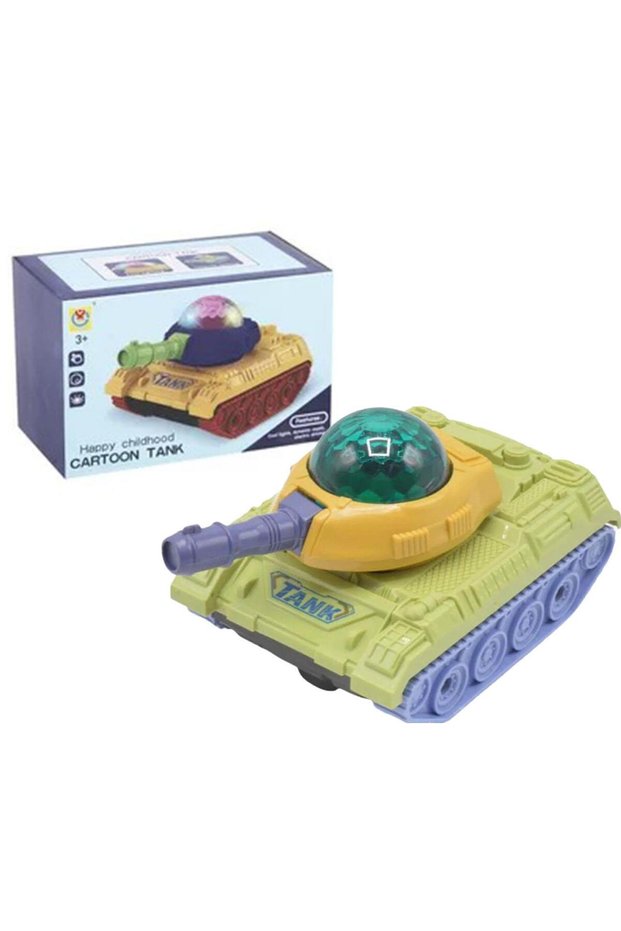 3D Lighted Sound Multiply and Turn Sensor Tank