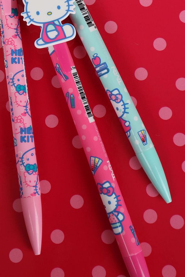 YENİ SEZON LİSANSLI HELLO KITTY "TEKLİ" 2D FİGÜRLÜ VERSATİL UÇLU KALEM 0.7 MM - 2