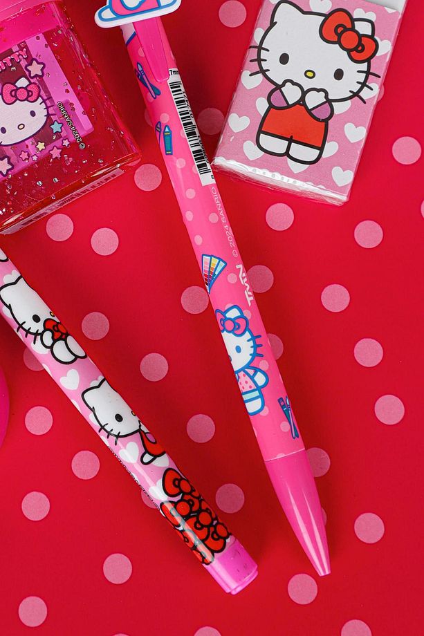 YENİ SEZON LİSANSLI HELLO KITTY VERSATİL UÇLU KALEM 0.7 MM,2 ADET KALEMTRAŞ,GEÇMELİ KURŞUN KALEM VE - 5