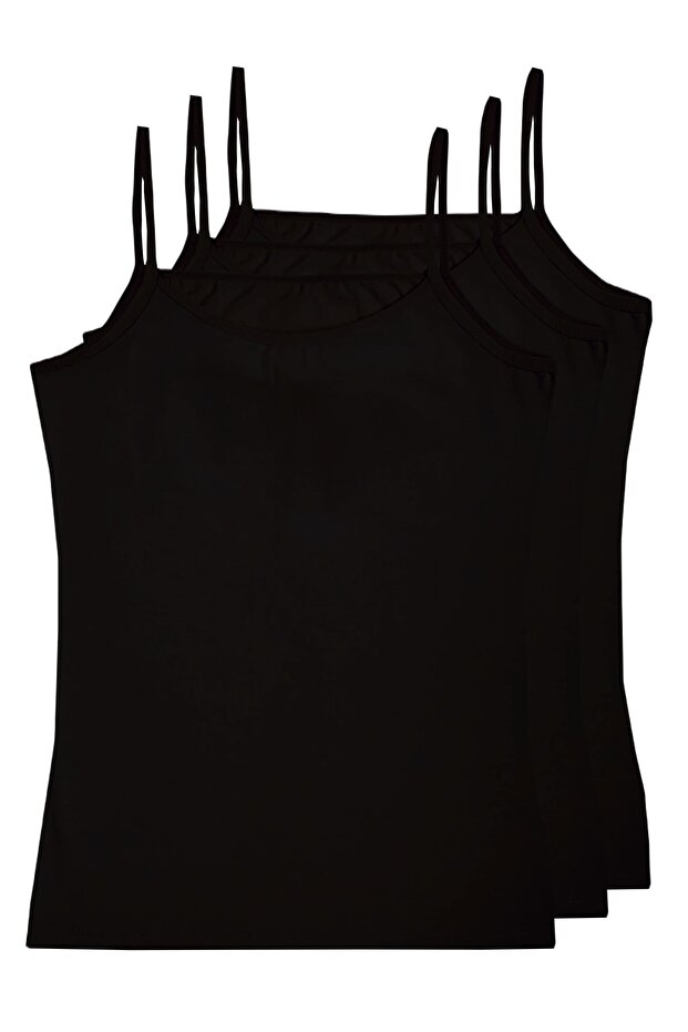 3'Lü İp Askı Atlet - 1