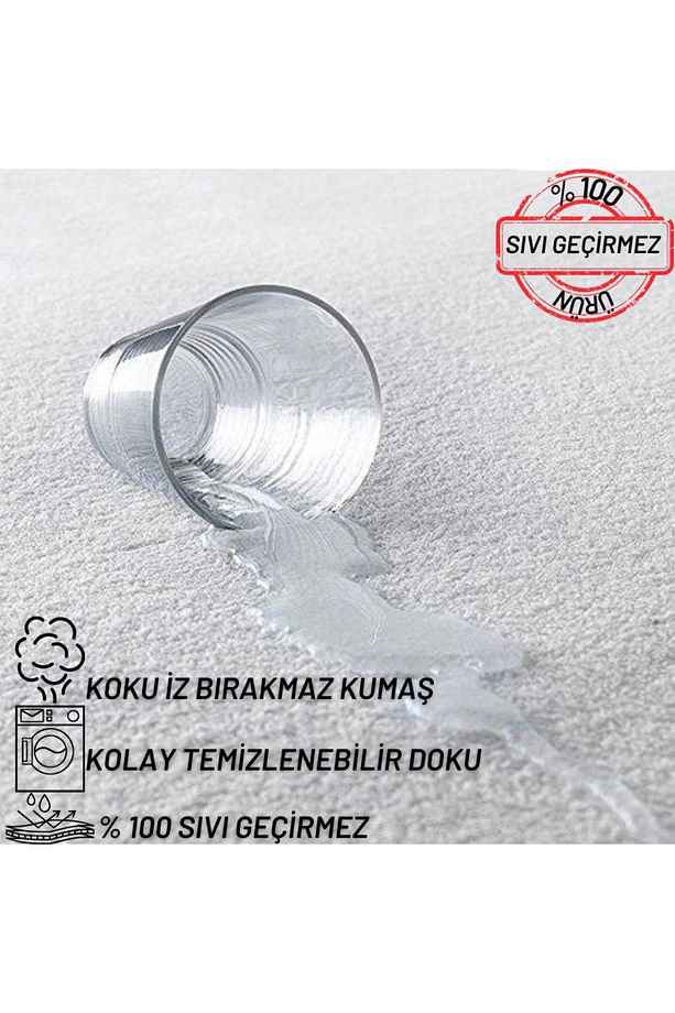 Eko Micro Fitted Su Sıvı Geçirmez Alez Tek Ve Çift Kişilik Farklı 6 Ebat Yatak Koruyucu Alez - 3