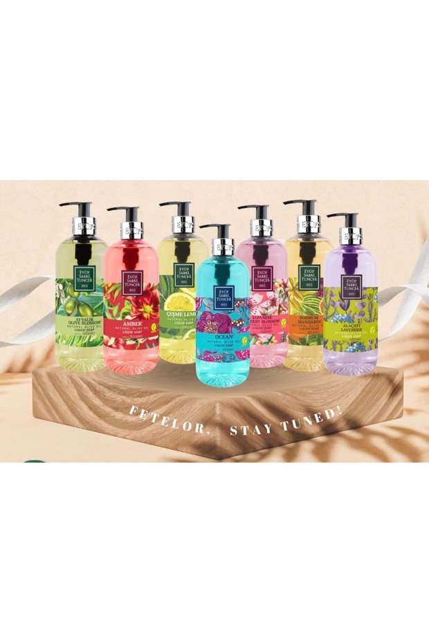 Eyüp Sabri̇ Tuncer Gluten-Free Liquid Soaps Series007 (Olive, Ocean, Amber, Tool, Bodrum, Japanese, Burner)
