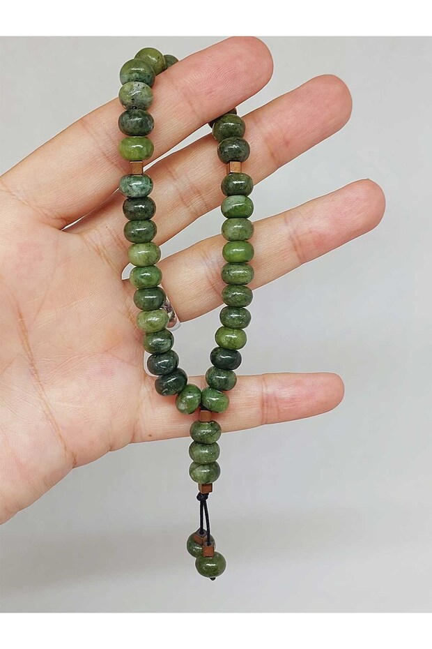 Jade Stone 33L Special Cut Minimal Rosary (54314)
