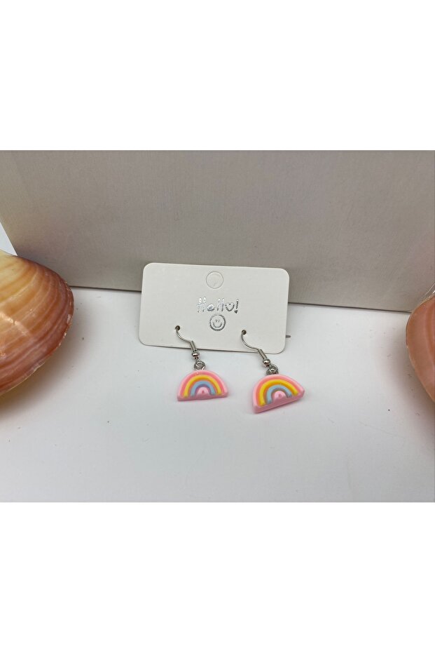 Children's Earrings - Rainbow Design