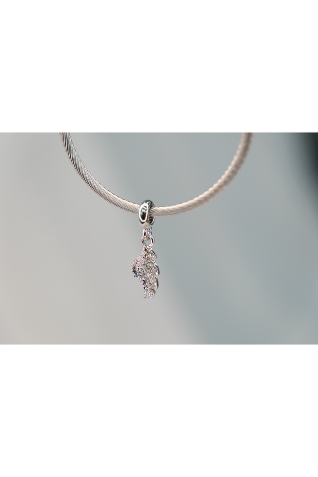 MELEK KANADI FİGÜRÜ PASLANMAZ ÇELİK CHARM - 1