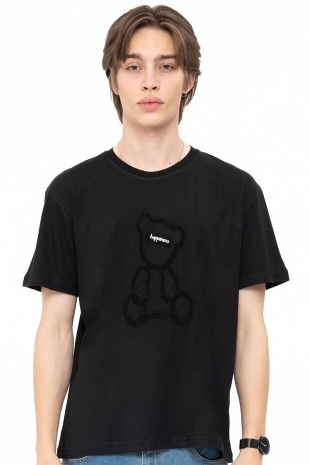 Happiness T-Shirt Black