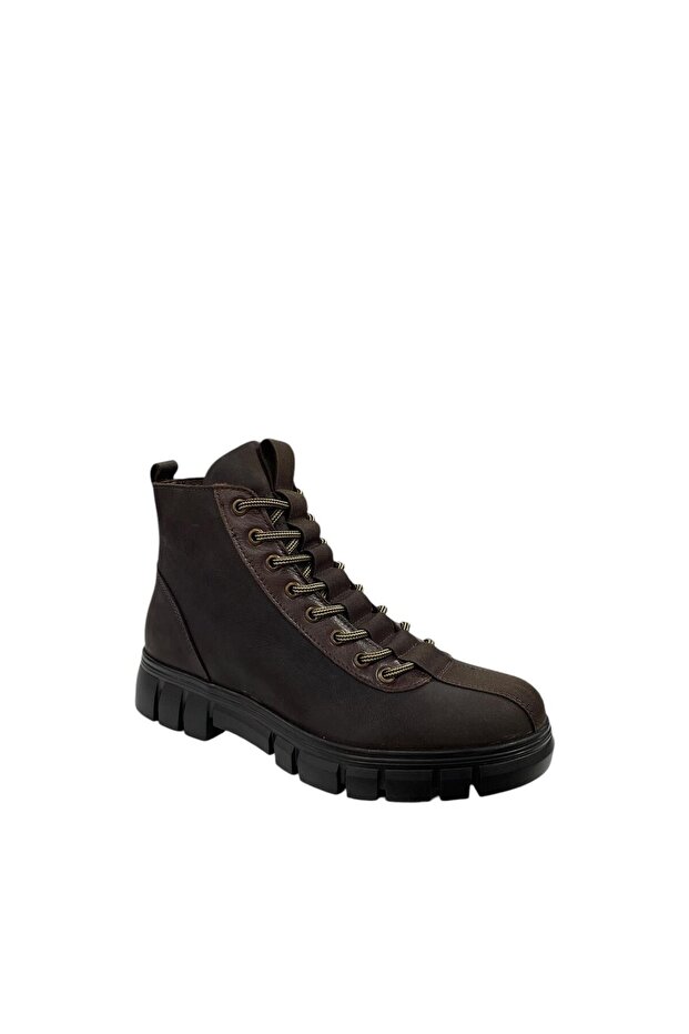 4443 Erkek Casual Deri Nubuk Bot (Kış 24) - 3
