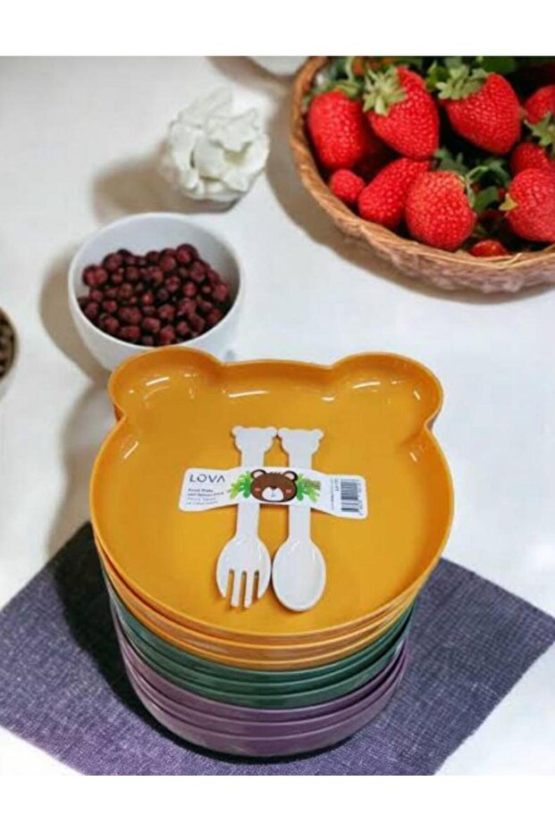 Mama Tabağı Çatal Kaşık